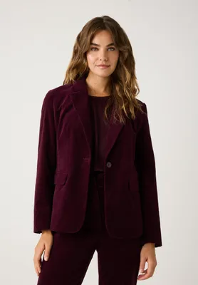 Produktbild von MORE & MORE Velvet Blazer ruby orchid 38