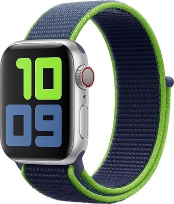 Image de Apple Watch 41 mm, Watch 10 - 42 mm, Watch 38 mm, Watch 40 mm, Watch 9 - 41 mm, Watch SE 2023 - 40 mm, Watch SE 2022 - 40 mm, Watch 8 - 41 mm Bracelet : Bracelet boucle sport