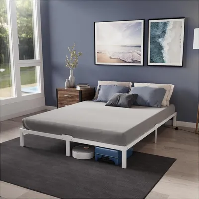 Obrázek produktu pro Kovová postel 140 x 200 cm – rám postele pro jednolůžko – výška 35 cm – robustní
