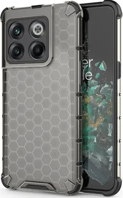 Produktbild von Mobigear Honeycomb  OnePlus 10T Hülle Hardcase Backcover Stoßfest - Schwarz