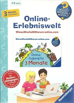 Produktbild von Geschenkkarte 3 Monate für Wieso? Weshalb? Warum? Online-Erlebniswelt [video ...