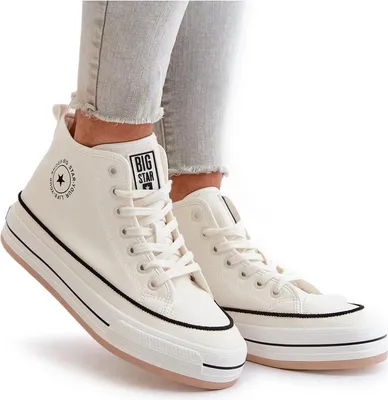 Produktbild von Damen-Sneaker BIG STAR OO274061 WEISS Big Star Shoes Größe: 40