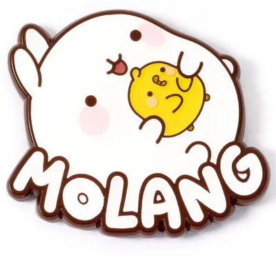Immagine prodotto di Spilla con il logo di Molang e Piu Piu