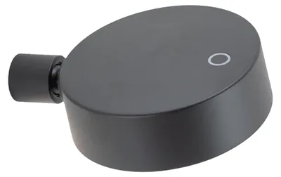 Produktbild von Zafferano SUPER O Wiederaufladbare und dimmbare schwarze LED-Wandleuchte