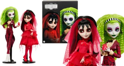 Obrázek produktu pro Mattel Monster High Beetlejuice & Lydia Deetz Skullector