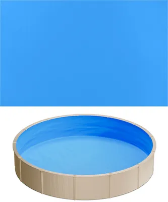 Immagine prodotto di SucceBuy Rivestimento interno per piscina 3,5 m, rivestimento in PVC per pareti alte 120 cm, rivestimento interno di ricambio con spessore 0,8 mm, rivestimento per piscina UniBead, rivestimento di ricambio per piscine fuori terra, colore blu