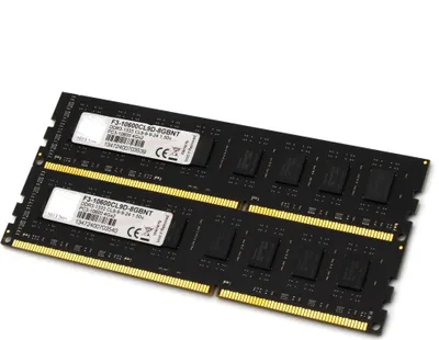 Produktbild von DIMM 8 GB DDR3-1333 (2x 4 GB) Dual-Kit (F3-10600CL9D-8GBNT, NT, Retail)