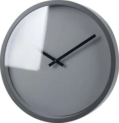 Obrázek produktu pro SensaHome Nástěnné hodiny Berlin - Kulaté hodiny v moderním minimalistickém designu - severský styl - Ø30 cm - šedá