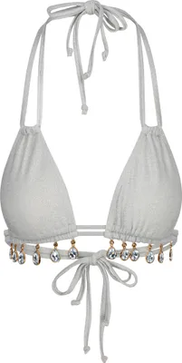 Produktbild von Moda Minx Bikini Top Lumiere Droplet mit funkelnden Anhängern White XS