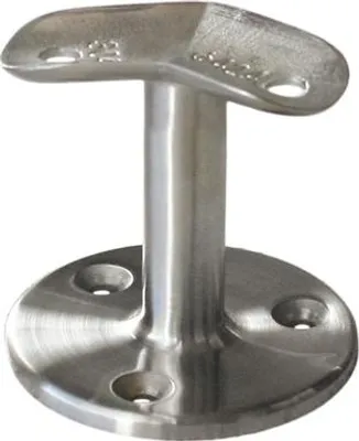 Produktbild von Handlauf - Relingstützen für Rundrohr Ø 42,4 mm und Platte mit 135° Winkel Edelstahl V2A