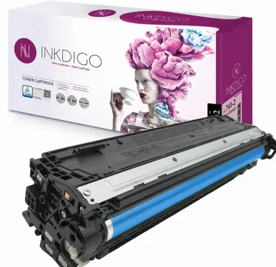 Produktbild von Inkdigo Toner CE741A für HP Color LaserJet CP5225, CP5225DN, CP5225N, CP5225XH – Cyan, 7300 Seiten,, KI-generiertes Bild