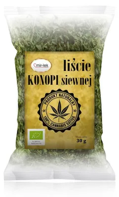 HERBATKA LIŚCIE KONOPI SIEWNEJ BIO 30 g - MIR-LEK