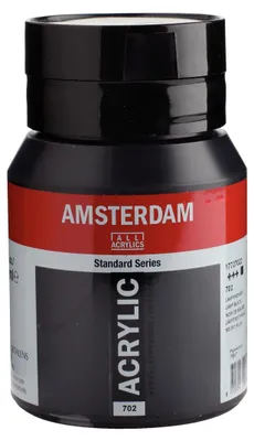 Immagine prodotto di Amsterdam Serie Standard flacone di vernice acrilica 500 ml lampada nera 702