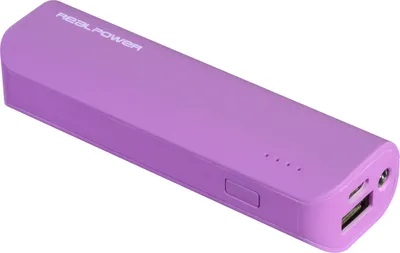 Produktbild von RealPower Powerbank PB-2600 lila 2. 600mAh