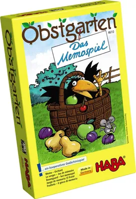 Produktbild von ISBN Obstgarten - Das Memo-Spiel - 1-4 Spieler 4610, Bildend, Mehrsprachig, Andere Formate