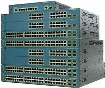 Produktbild von Cisco Catalyst 3560E 48 10/100/1000 ports + 2 X2-based 10 Gigabit Ethernet ports, gemanaged, 10 Gbit/Sek, RMON 1, RMON 2, RMON 3, RMON 9, Telnet, SNMP 3, Ethernet, Ethernet, Fast Ethernet, Gigabit Ethernet, 1U
