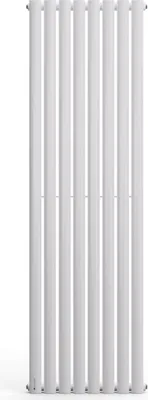 Produktbild von Blumfeldt Badheizkörper, Design Heizkörper Flach, Sparsamer Flachheizkörper Vertikal, 728 Watt Warmwasser Wandheizkörper für Badezimmer & Wohnzimmer, Leiser Vertikal Heizkörper mit Thermostat