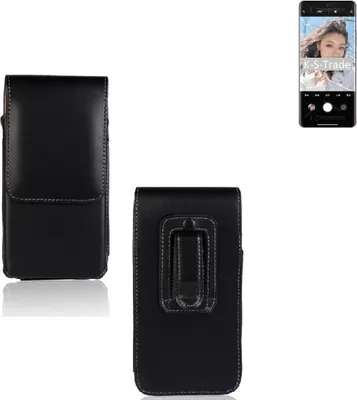 Produktbild von K-S-Trade Gürteltasche für Xiaomi Civi 1S Schutz Hülle Handy Hülle mit Magnetverschluss Holster in schwarz