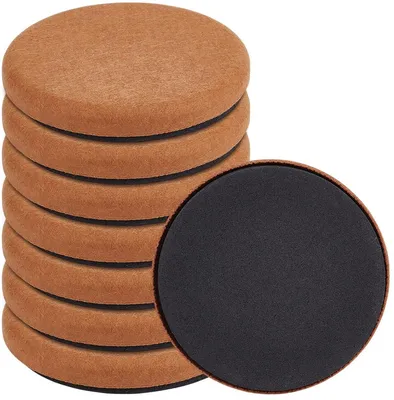 EVA-Antirutsch-Möbelpads 12 cm rund, wiederverwendbar, 8 Stück