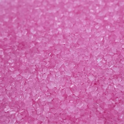 Produktbild von Streuselheld Kristallrosa 40g Streusel zum Dekorieren und Verzieren von Gebäck aller Art wie Torten Kuchen Keksen Zuckerstreusel