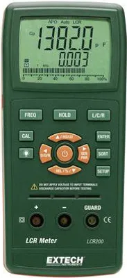 Produktbild von EXTECH Komponententester digital LCR200 CAT I Anzeige (Counts): 20000 (LCR200)