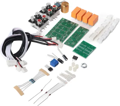 Obrázek produktu pro Modul přepínače zvukových vstupů DIY Spínací deska 4cestný signálový volič Zesilovač Relé