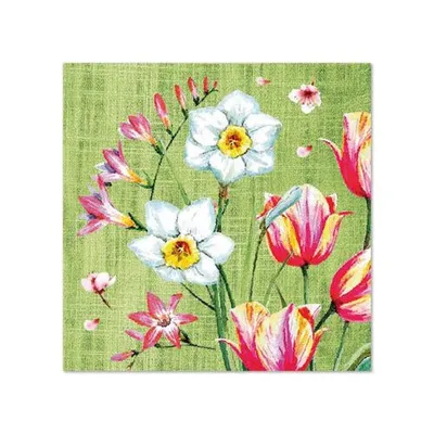 Produktbild von 600 Papstar Servietten, 3-lagig 1/4-Falz 25 cm x 25 cm Florentina 86713
