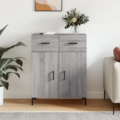 Produktbild von The Living Store Sideboard Grau Sonoma 69,5x34x90 cm Holzwerkstoff