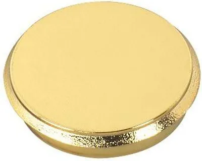 Produktbild von Haftmagnet Metall Kunststoff 24mm TG 300 g gold VE=10x6 Stück