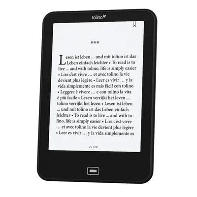 Produktbild von Tolino Vision 4 HD, 15,2 cm (6"), E Ink Carta, 1448 x 1072 Pixel, EPUB DRM, PDF, TXT, ePub, 8 GB, 512 MB
