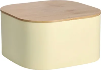 Produktbild von Brotkasten Metall mit Holzdeckel ZELLER Present