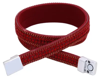 Zdjęcie produktu dla Bransoletka damska z cyrkoniami - z magnetycznym zapięciem