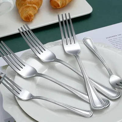 Immagine prodotto di Forchette in acciaio inox - 24 pezzi - 20 cm - finitura a specchio
