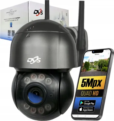 Produktbild von Ip Wifi 360° 5Mpx 2K Bewegungserkennung, Nachtsichtkamera Für Zuhause