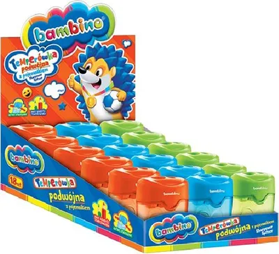 Obrázek produktu pro Dvojité ořezávátko se zásobníkem Bambino No3035