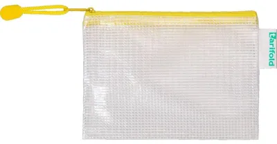 Produktbild von Reißverschlusstasche PVC gelb A6 175x125mm VE=8 Stück