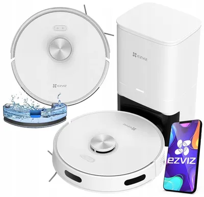 Produktbild von EZVIZ RE4 PLUS 2-in-1-Reinigungsroboter 4000Pa – LDS-Navigation, 90 Tage Sauberkeit