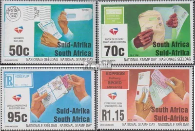 Produktbild von Briefmarken Südafrika 1994 Mi 940-943 (kompl.Ausg.) postfrisch Nationaler Briefmarkentag