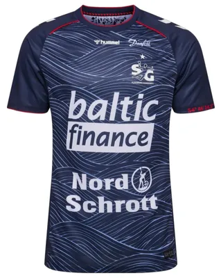Image de Maillot domicile Hummel SGFH 26/27, manches courtes, couleur marine, taille M