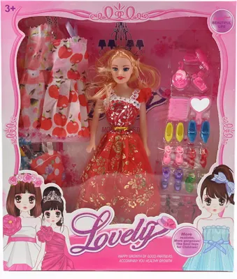 Produktbild von Modepuppe im Ballkleid 28cm Bewegliche Gelenke Langes Haar Spielzeug für Mädchen