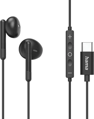 Produktbild von Hama Kopfhörer Classy Earbuds, USB-C, Schwarz