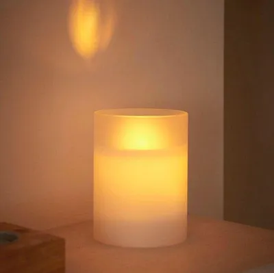 Productafbeelding van Vlamloze LED Decoratieve Kaars met Timer en Realistische Flikkerende Vlam