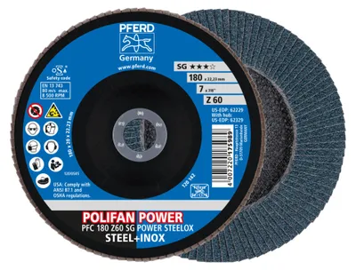 Produktbild von PFERD 67786185, 18 cm, 8500 RPM, 60 g, 10 Stück(e)