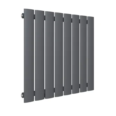 Produktbild von SONNI Flach Heizkörper Seitenanschluss 630x616mm Anthrazit Einlagig ohne Heizstab