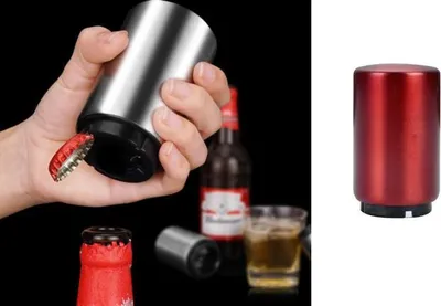 Image de Décapsuleur - Ouvre-bouteille de bière - Ouvre-bouchon - Rouge