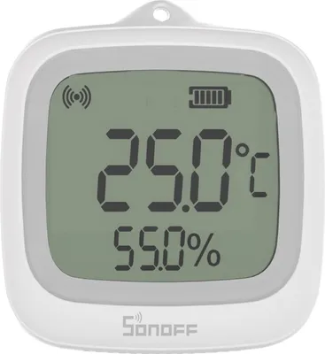 Produktbild von SONOFF SNZB-02WD IP65 Zigbee LCD Smart-Temperatur-Feuchtigkeitssensor, wasserdicht für Gewächshaus/Badezimmer, APP-Überwachung mit Diagrammen, flexible Installation