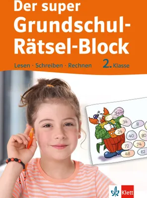 Produktbild von Klett Der super Grundschul-Rätsel-Block 2. Klasse