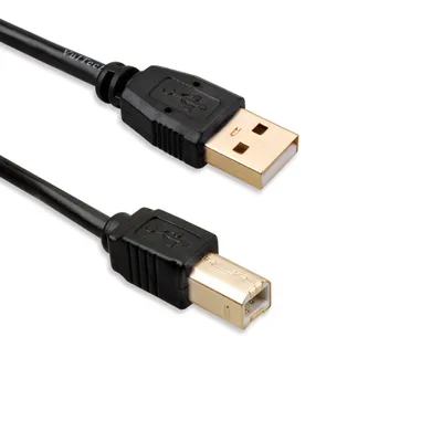 Image de Vultech US21302 Câble USB 1,8 m USB 2.0 USB A USB B Noir