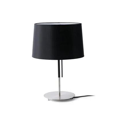 Obrázek produktu pro Stolní lampa VOLTA matný nikl, černá