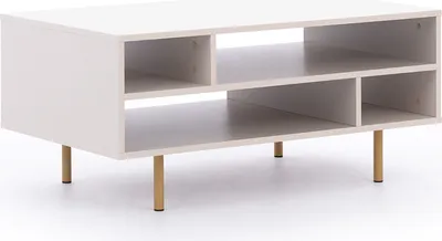 Produktbild von Couchtisch NUBIA NB-03 Wohnzimmertisch 100 cm Beistelltisch Sofatisch Kaffeetisch Wohnzimmer Modern (Kaschmir)